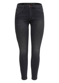 Only, Damen Weiche 'Reg Ankle-Skinny Fit' Jeans, Anthrazit