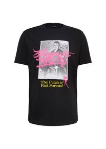 Diesel, Herren Shirt 'T-JUST-YC HEMD', Grau / Pink / Schwarz
