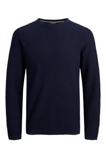 Jack & Jones JACK & JONES, Herren Pullover 'JPRTHOMAS KNIT CREW NECK NOOS', Dunkelblau