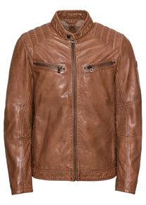 Gipsy, Herren Lederjacke 'RIO SF NZLVT', Cognac