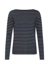 s.Oliver RED LABEL, Damen Pullover, Nachtblau / Wei&szlig;