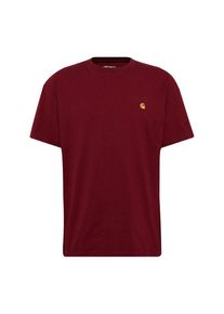 Carhartt Work In Progress Carhartt WIP, Herren Shirt 'S/S Chase T-Shirt', Weinrot