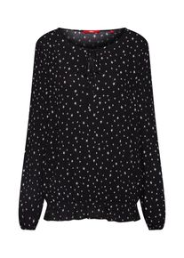 s.Oliver RED LABEL, Damen Bluse, Schwarz / Wei&szlig;