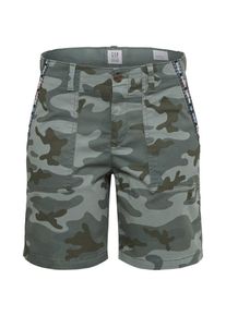 GAP, Damen Shorts '5 INCH GF UTILITY SHORT CAMO', Oliv