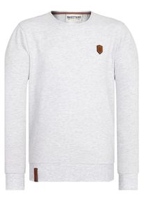 Naketano, Herren Sweatshirt 'Al K.Ohol', Hellgrau