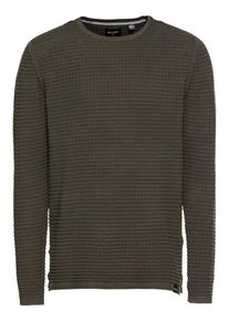 Only & Sons Only & Sons, Herren Pullover 'onsLUKAS 3D STRUCTURE KNIT', Dunkelgr&uuml;n