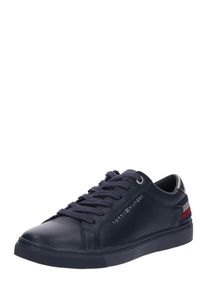 Tommy Hilfiger, Damen Sneaker 'Essential', Navy / Rot / Silber