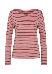 Tom Tailor Denim, Damen Shirt, Altrosa / Schwarz