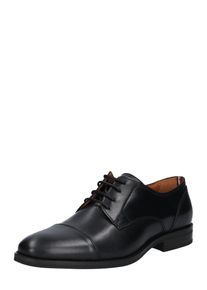 Tommy Hilfiger, Herren Schuhe 'ESSENTIAL LEATHER TOECAP LACE UP', Schwarz
