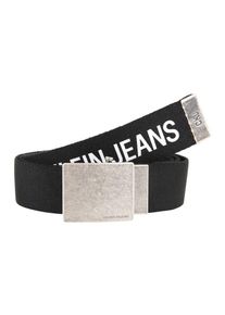 Calvin Klein Jeans, Herren G&uuml;rtel 'J MILITARY BELT 3.5CM', Schwarz