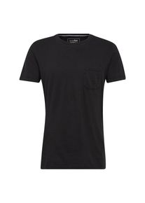 Tom Tailor Denim, Herren T-Shirt 'NOS solid tee with pocket', Schwarz