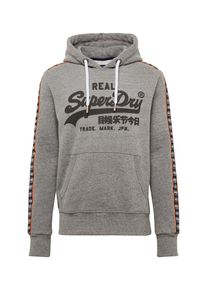 Superdry, Herren Sweatshirt, Graumeliert / Schwarz