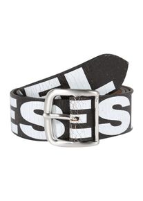Diesel, Herren G&uuml;rtel 'B-ARBARANO', Dunkelbraun / Wei&szlig;