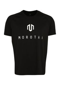 MOROTAI, Herren Funktionsshirt 'Performance Basic', Schwarz / Wei&szlig;