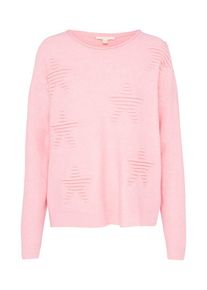 Esprit, Damen Pullover mit Sternmotiven, Rosa