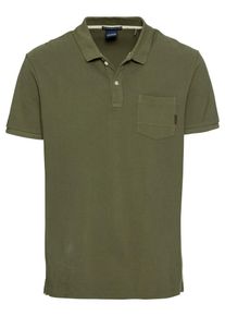 Scotch & Soda SCOTCH & SODA, Herren Poloshirt 'Ams Blauw gart dye polo in seasonal shades', Oliv