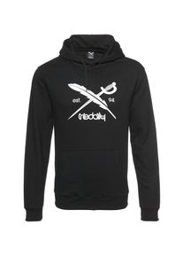 Iriedaily, Herren Sweatshirt 'Daily Flag', Schwarz / Wei&szlig;