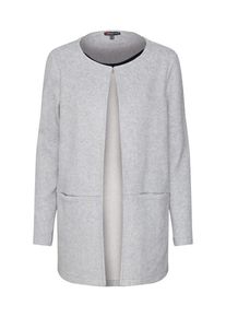 Street One, Damen Strickjacke 'brushed longcoat', Graumeliert