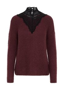 V&eacute;ro Moda VERO MODA, Damen Strickpullover, Weinrot / Schwarz