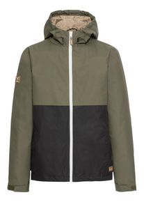 Iriedaily, Herren Jacke 'Auf Deck Anorak', Oliv / Schwarz