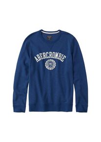 Abercrombie & Fitch Abercrombie & Fitch, Herren Sweatshirt 'GBL XM CORE LOGO POPOVER EXT', Blau