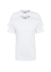 Jack & Jones JACK & JONES, Herren T-Shirt 'JJEPLAIN TEE SS O-NECK', Wei&szlig;