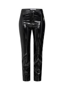 NA-KD, Damen Hose 'Shiny Pants', Schwarz