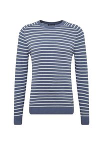 PETROL INDUSTRIES, Herren Pullover, Blau / Wei&szlig;