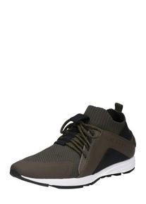Hugo, Herren Sneaker 'Hybrid_Runn_knmx', Oliv