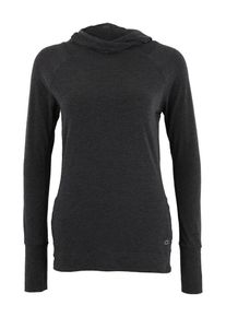 GAP, Damen Langarmshirt mit Kapuze, Dunkelgrau