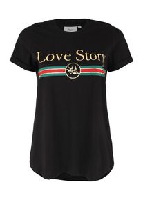 ZIZZI, Damen Shirt 'XTENDER', Gold / Schwarz
