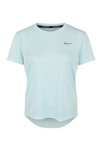Nike, Damen Shirts ' MILER', Hellblau / Silber