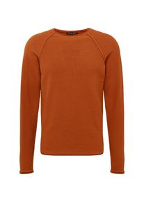 Review, Herren Pullover 'CN RGL UNI', Cognac