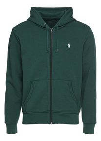 Polo Ralph Lauren, Herren Sweatjacke 'LSFZHOODM1-LONG SLEEVE-KNIT', Dunkelgr&uuml;n