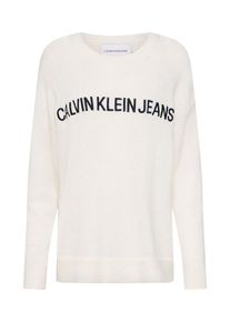Calvin Klein Jeans, Damen Pullover, Schwarz / Wei&szlig;
