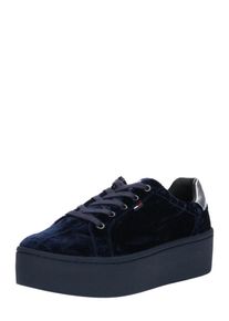 Tommy Jeans, Damen Sneaker 'Tommy Jeans CRUSH VELVET SNEAKER', Navy