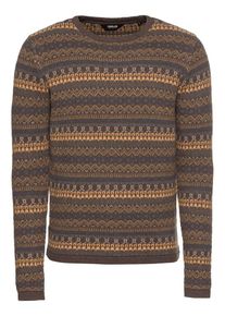 !Solid, Herren Pullover 'Knit - Ramiro', Braun / Mischfarben
