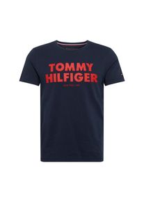 Tommy Hilfiger, Herren Shirt, Dunkelblau / Rot