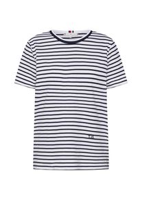 Tommy Hilfiger, Damen Shirt, Navy / Wei&szlig;