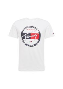 Tommy Hilfiger, Herren Shirt, Dunkelblau / Rot / Wei&szlig;