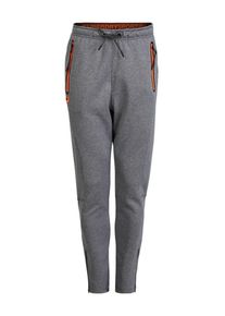 Superdry, Herren Trainingshose 'WINTER', Hellgrau / Orange