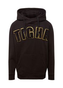 tigha, Herren Sweatshirt 'Asa', Gelb / Schwarz