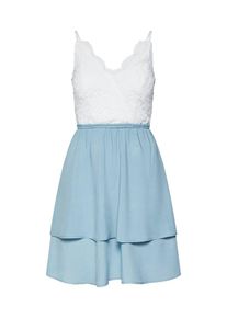 Review, Damen Kleid 'NEW CORSAGE DR', Hellblau / Wei&szlig;