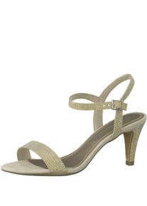 Marco Tozzi, Damen Sandalette, Platin