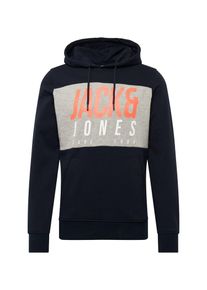 Jack & Jones JACK & JONES, Herren Sweatshirt 'JONAH', Dunkelblau / Grau / Rot / Wei&szlig;