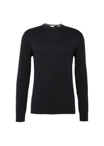 Esprit, Herren Pullover 'Basic Co crew', Schwarz