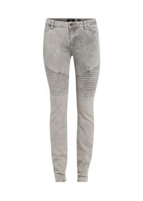 Dept., Damen Jeans in Special Dyed-Optik, Hellgrau
