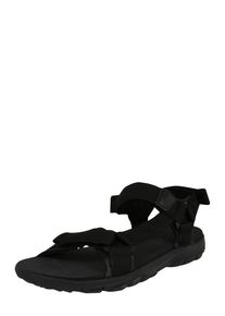 Jack Wolfskin, Herren Sandalen mit EVA-Fu&szlig;bett, Schwarz