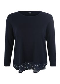 Tom Tailor Women +, Damen Shirt, Navy
