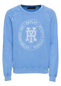Replay, Herren Sweatshirt, Blau